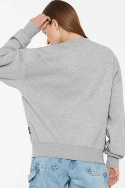 AD-AM Sweatshirt Oversized Unisex grey melange