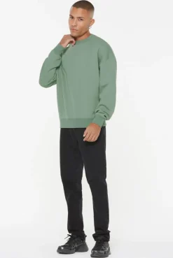 AD-AM Sweatshirt Oversized Unisex jade green | XS