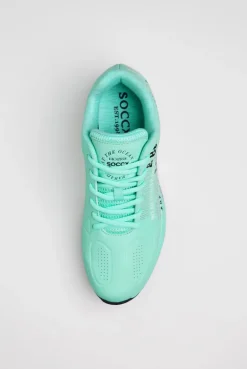Air Cushion Sneaker mit Wording Print french mint