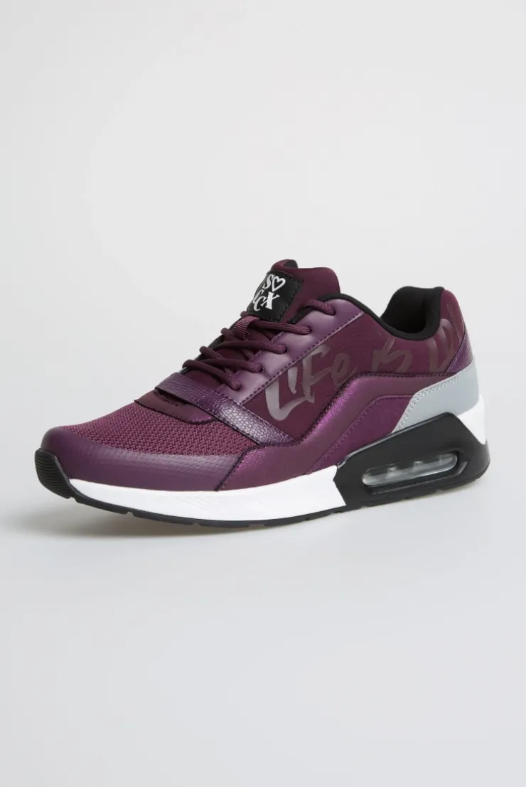 Air Cushion Sneaker night plum