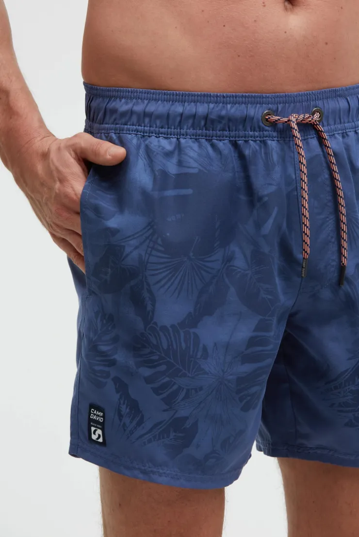 Badehose mit Wasser aktiviertem Design harbour blue