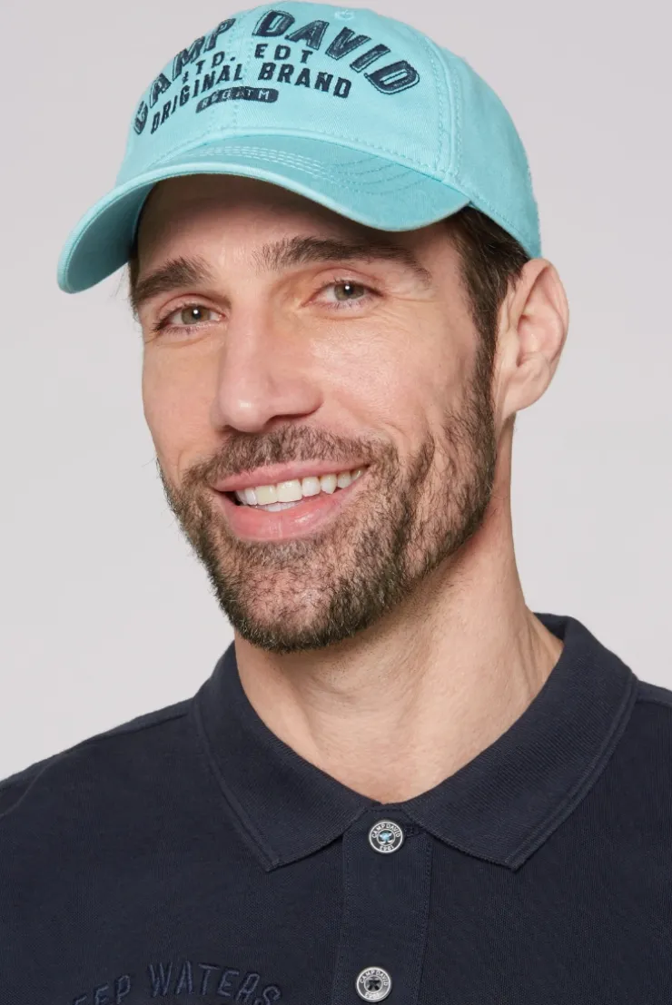 Base Cap mit Logo Artwork fresh aqua