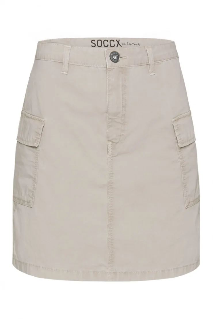 Basic Cargo Rock mit Klappentaschen pale sand