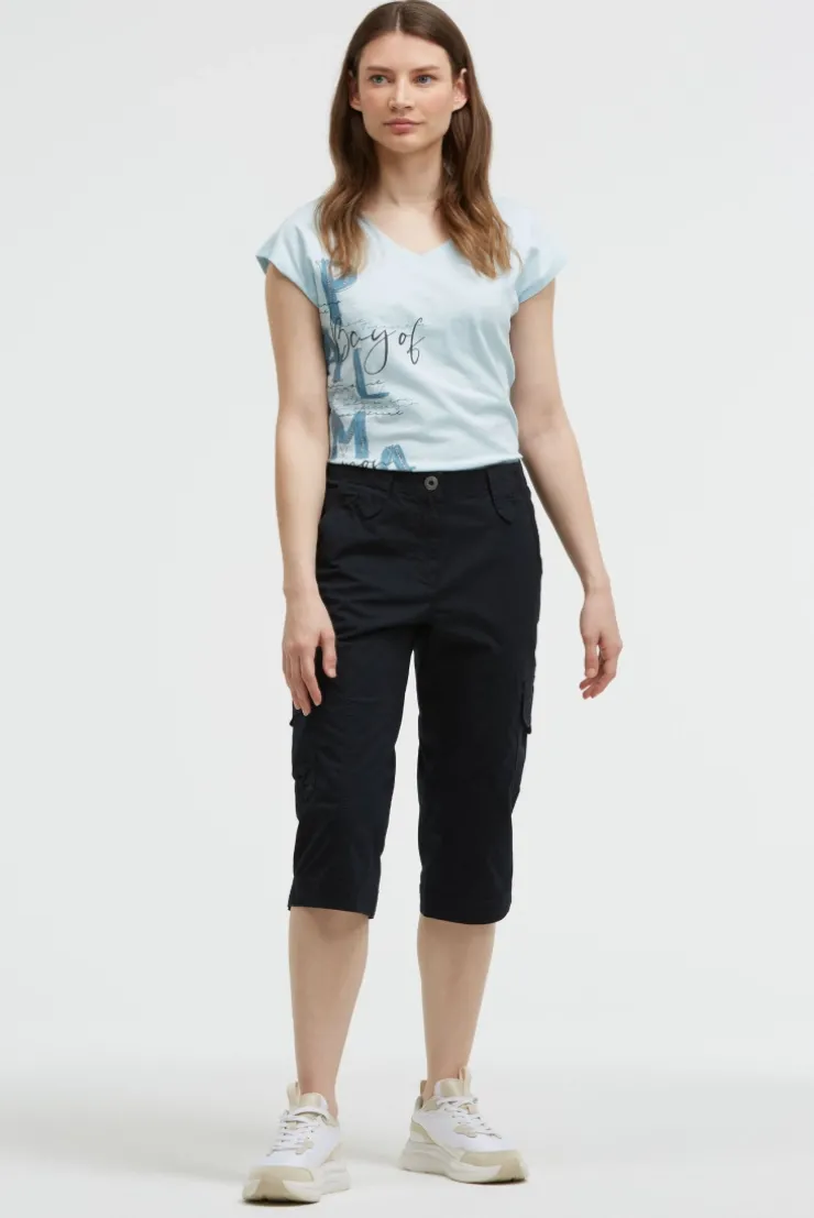 Basic Skaterhose mit Beintaschen blue navy