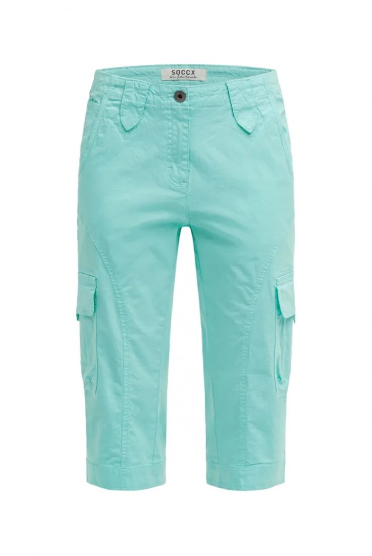 Basic Skaterhose mit Beintaschen crystal aqua