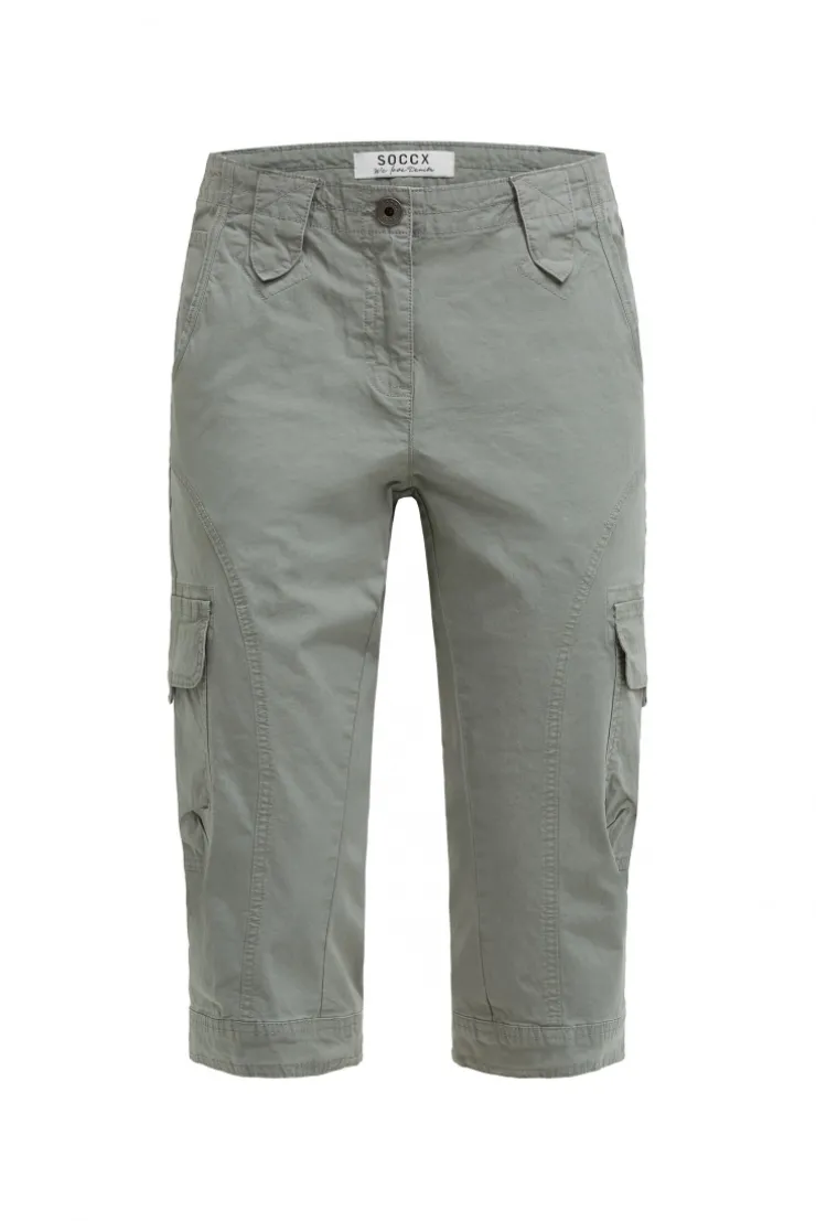 Basic Skaterhose mit Beintaschen faded olive