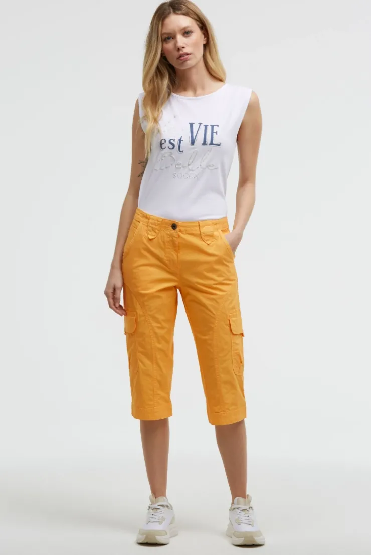 Basic Skaterhose mit Beintaschen fresh mango