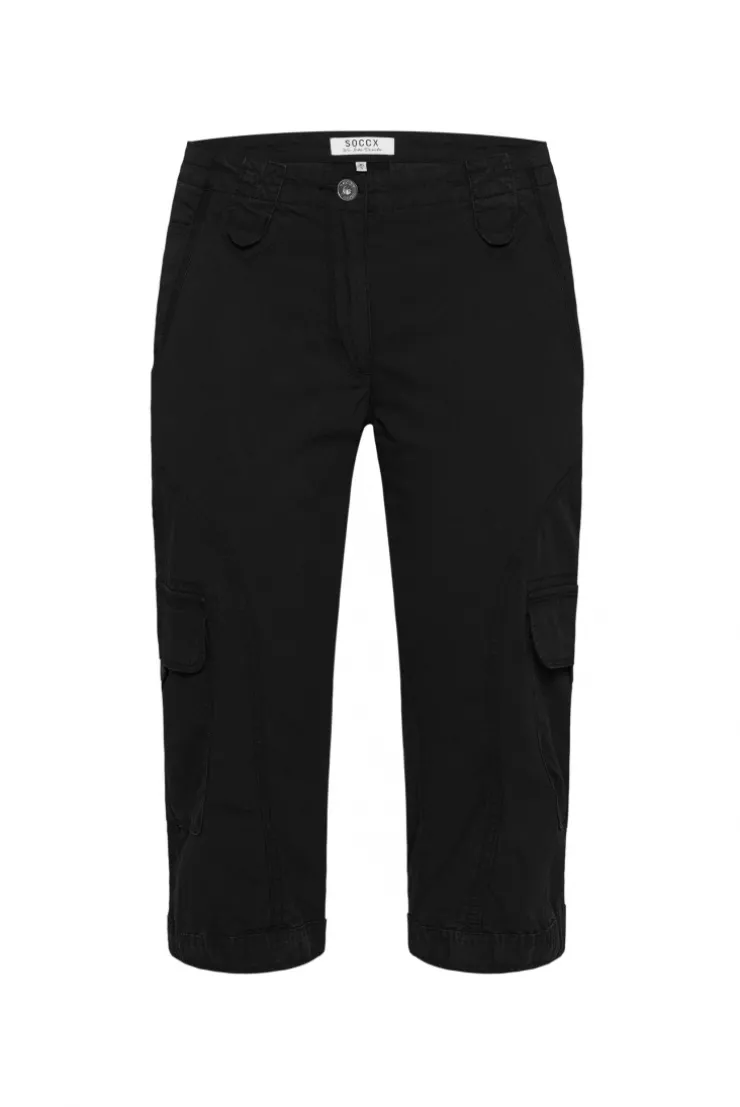 Basic Skater-Shorts mit Beintaschen black | XL