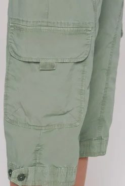 Basic Skater-Shorts mit Beintaschen faded olive