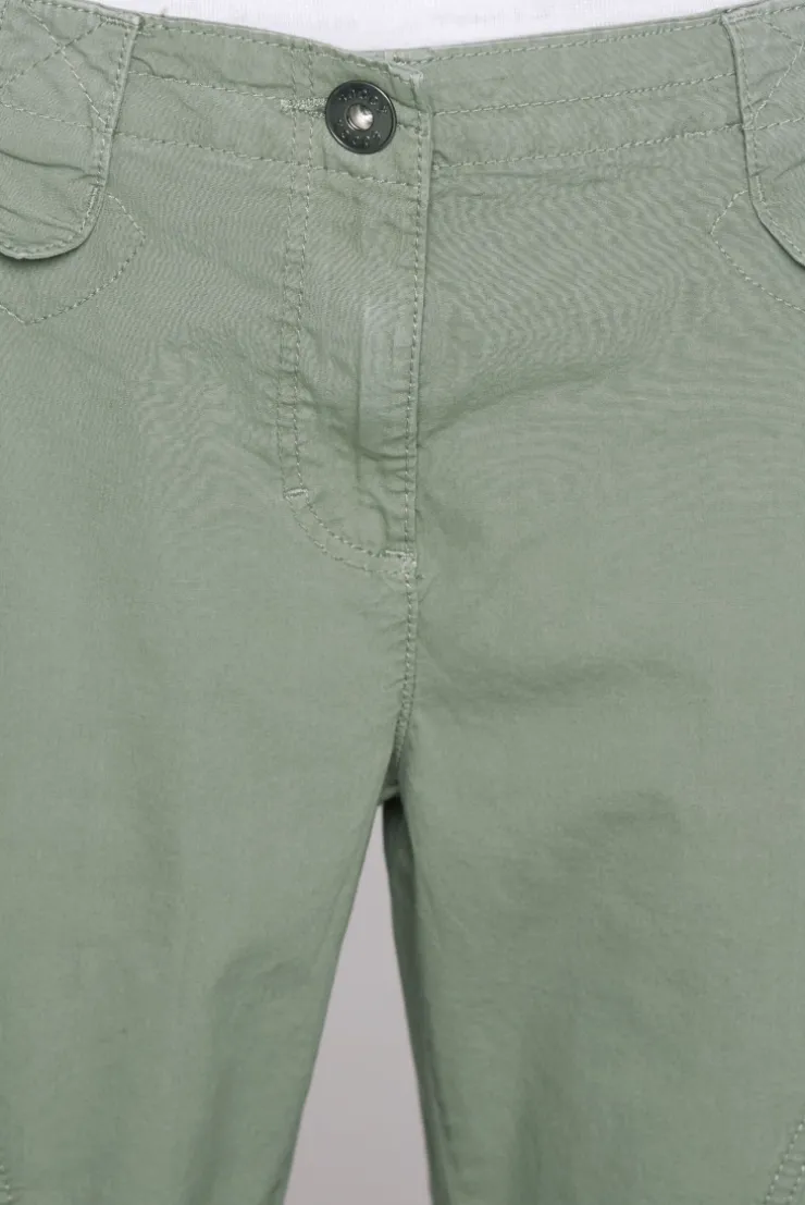Basic Skater-Shorts mit Beintaschen faded olive
