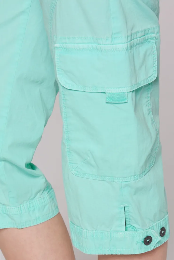 Basic Skater-Shorts mit Beintaschen aqua splash