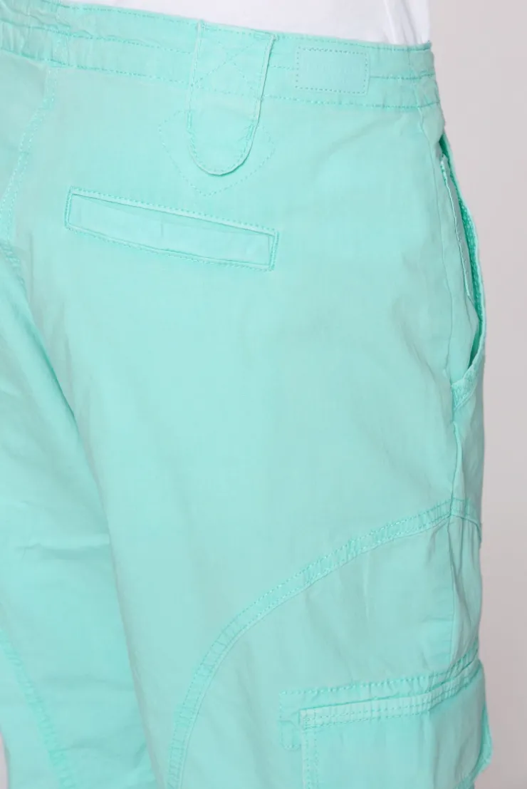 Basic Skater-Shorts mit Beintaschen aqua splash