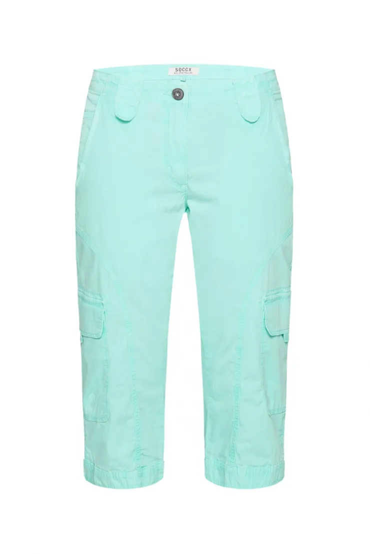 Basic Skater-Shorts mit Beintaschen aqua splash