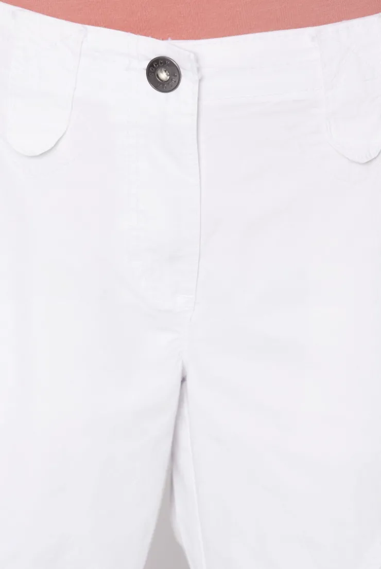 Basic Skater-Shorts mit Beintaschen opticwhite