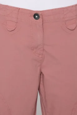 Basic Skater-Shorts mit Beintaschen beachy red