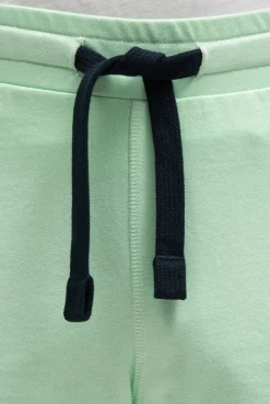 Basic Sweatshorts mit Label Print light mint