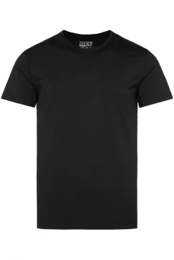 Basic T-Shirt mit Rundhalsausschnitt black
