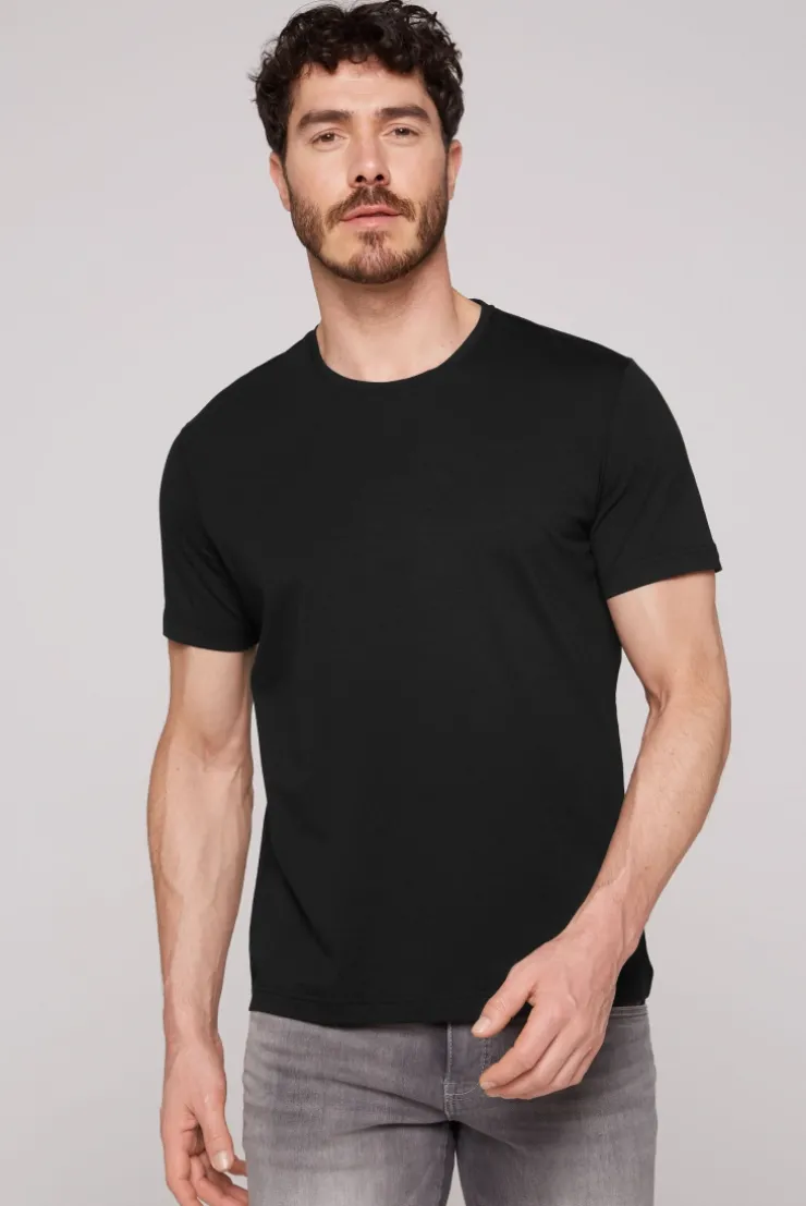 Basic T-Shirt mit Rundhalsausschnitt black
