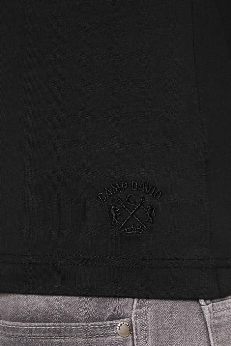 Basic T-Shirt mit Rundhalsausschnitt black