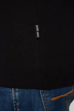 Basic T-Shirt V-Neck 2er-Pack black