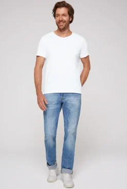 Basic T-Shirt V-Neck 2er-Pack opticwhite