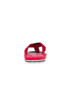 Beach Sandale mit Logo-Design nautical red