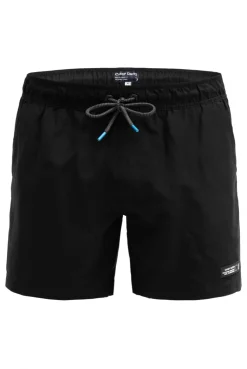 Beachshorts mit Rubber Patch black