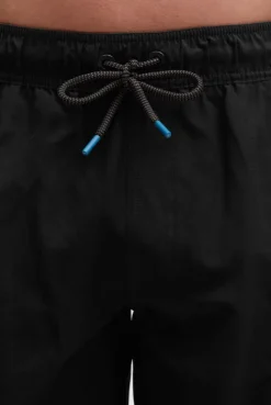 Beachshorts mit Rubber Patch black