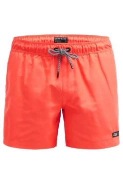 Beachshorts mit Rubber Patch neon flame
