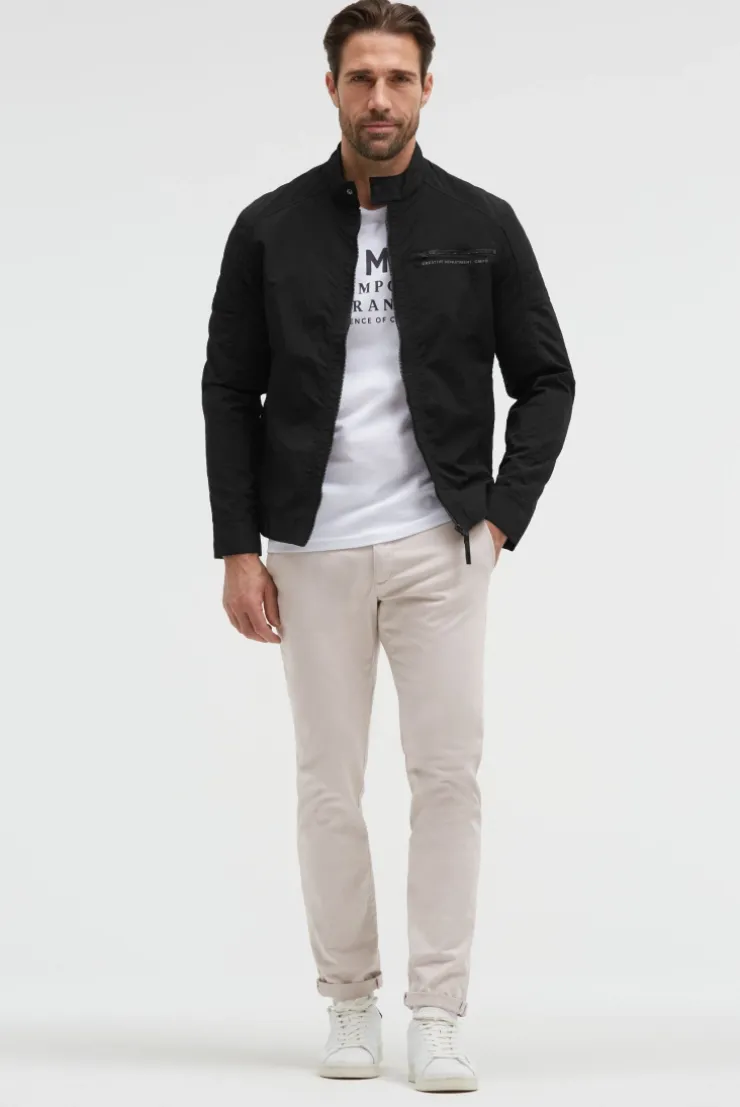 Übergangsjacke im Biker-Stil black