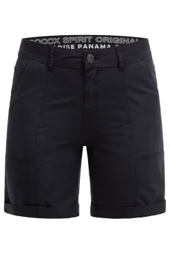 Bermudashorts mit Zip Fly blue navy