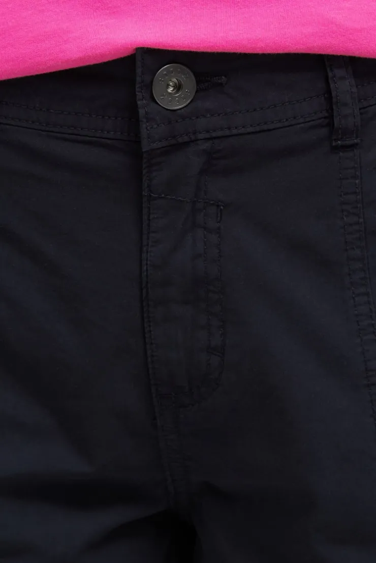 Bermudashorts mit Zip Fly blue navy