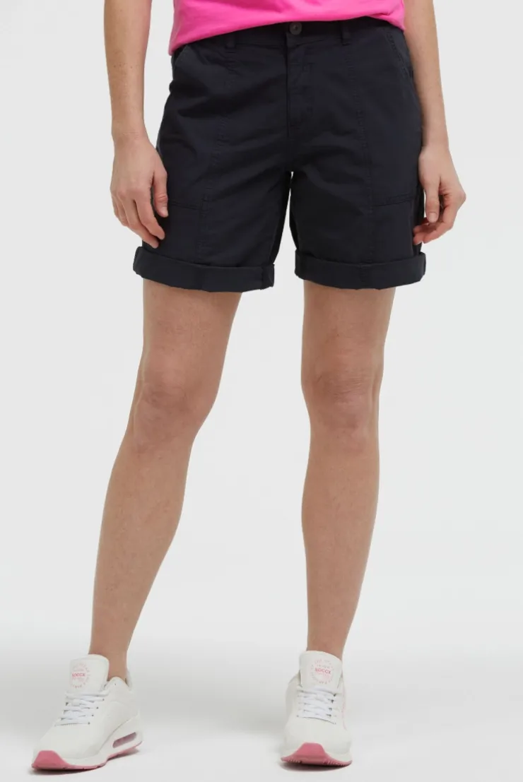 Bermudashorts mit Zip Fly blue navy