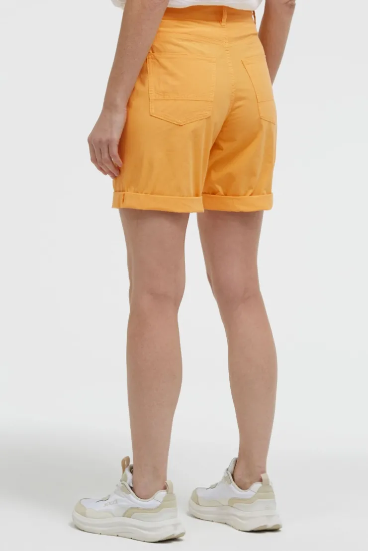 Bermudashorts mit Zip Fly fresh mango