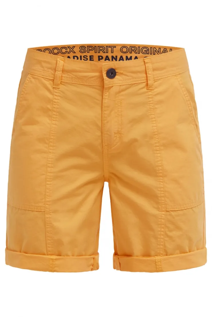 Bermudashorts mit Zip Fly fresh mango