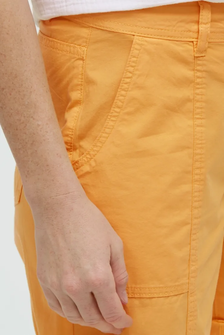 Bermudashorts mit Zip Fly fresh mango