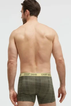 Boxershorts mit All Over Print, 2er-Pack khaki / khaki