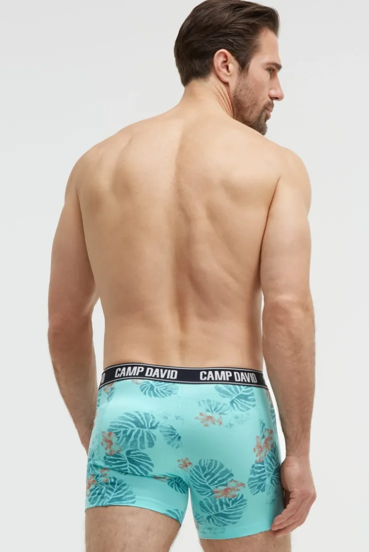 Boxershorts mit All Over Print, 2er-Pack blue navy / new aqua