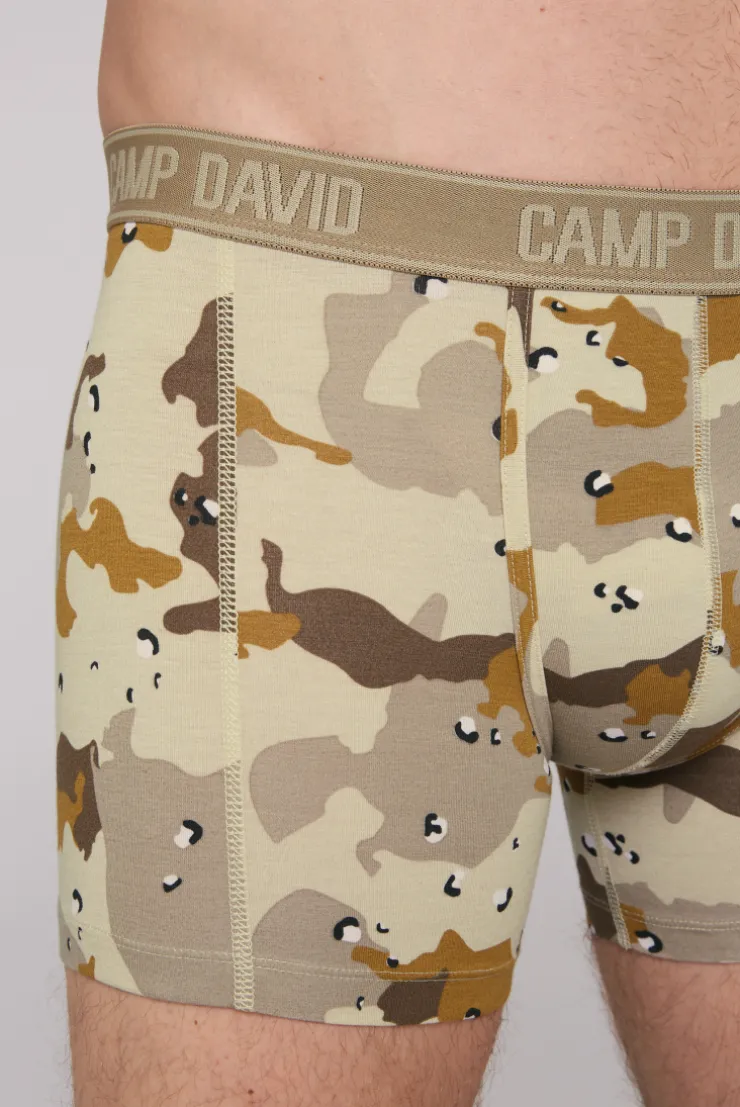 Boxershorts mit All Over Print, 2er-Pack desert / light khaki