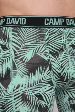 Boxershorts mit All Over Print, 2er-Pack aqua / neon lime | S