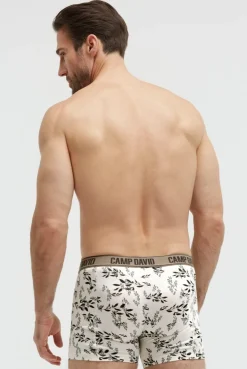 Boxershorts mit All Over Print, 2er-Pack birch / taupe