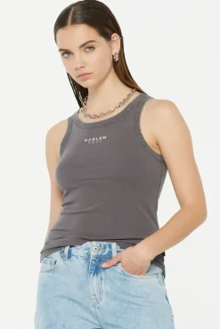 CAN-DICE Rib Top mit Logo asphalt