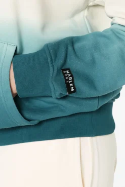 CAN-NES Hoodie Dip Dyed fog blue | S