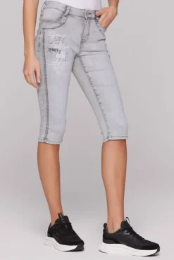 Capri Jeans CH:AR Comfort Fit light grey printed