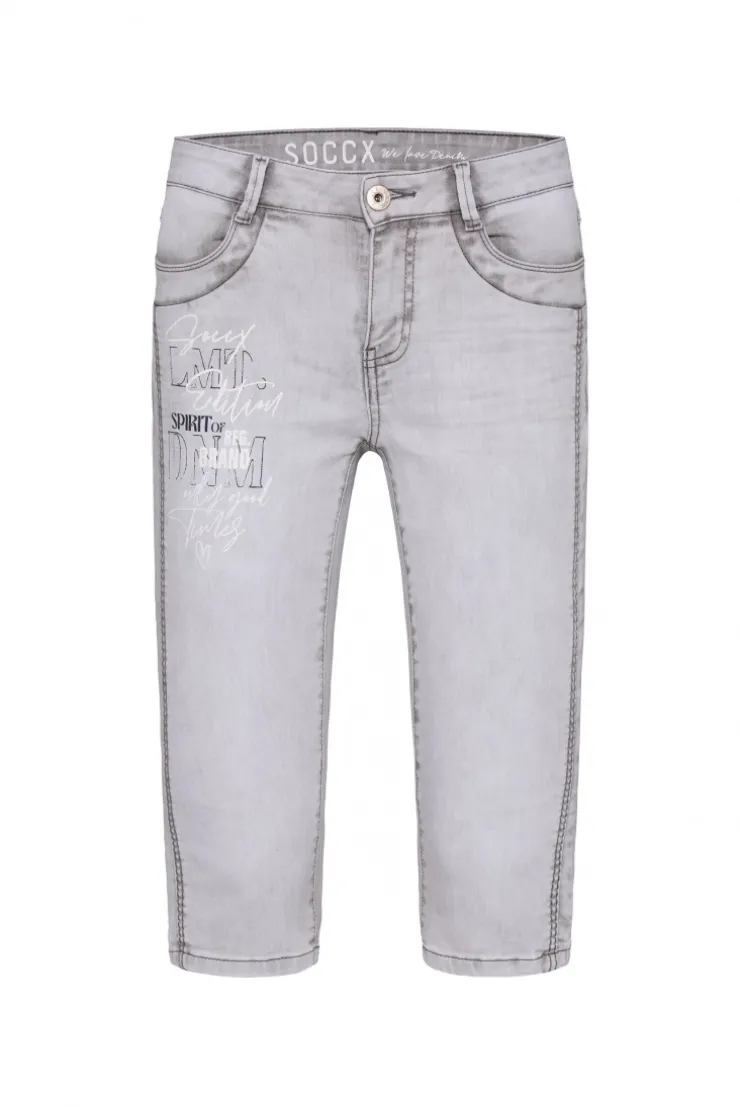 Capri Jeans CH:AR Comfort Fit light grey printed