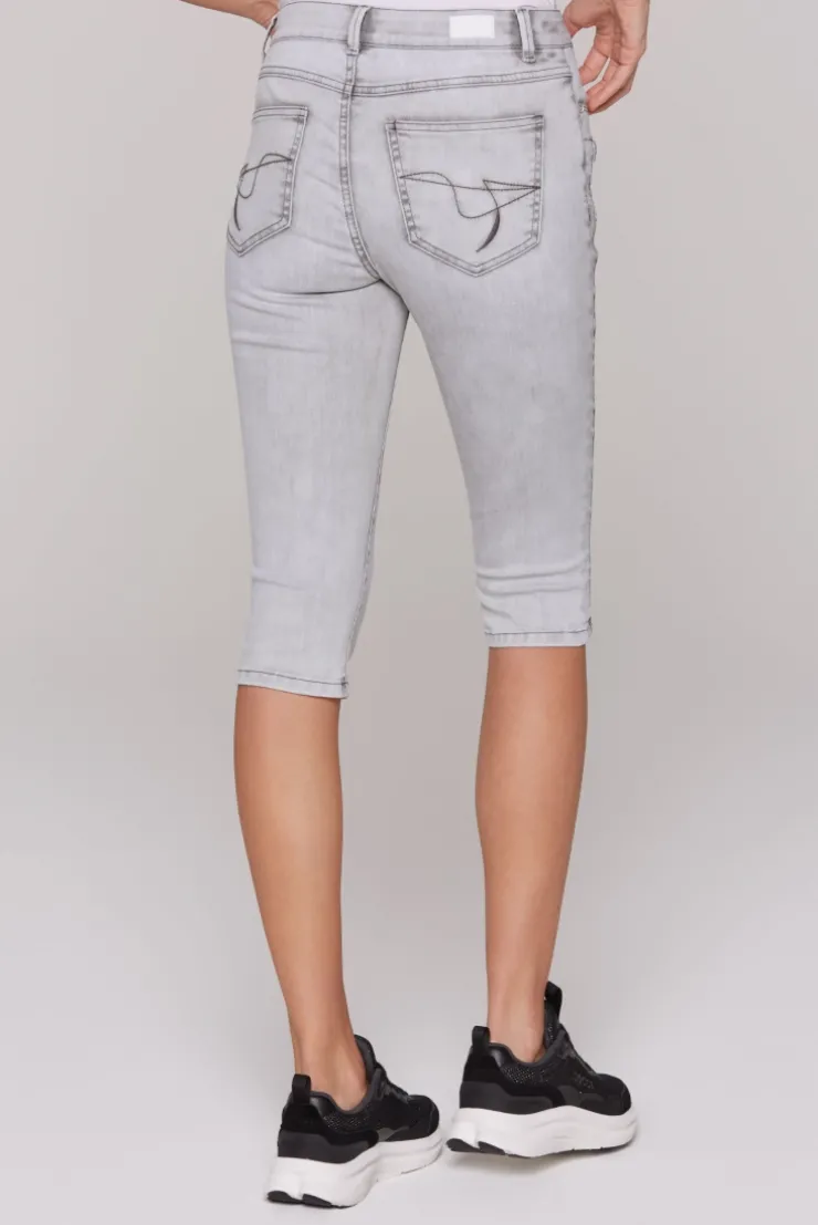 Capri Jeans CH:AR Comfort Fit light grey printed