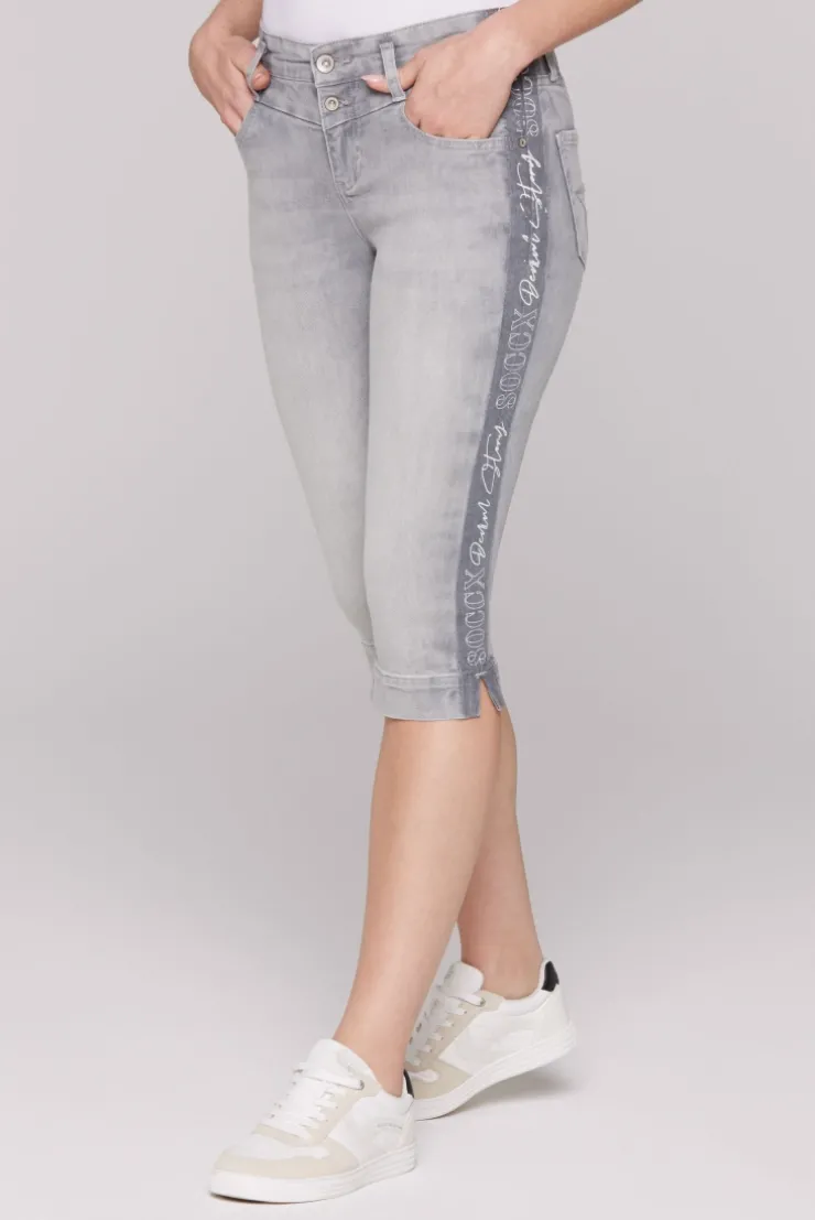 Capri Jeans KA:RA Regular Fit grey print