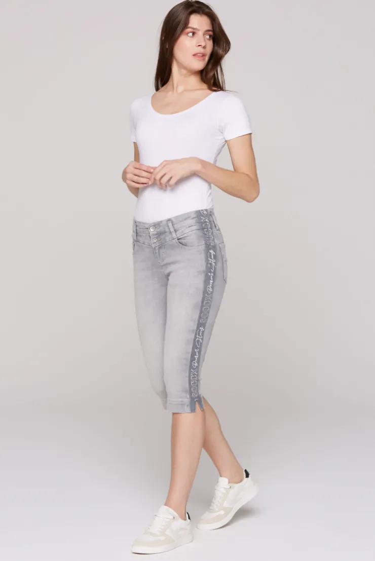Capri Jeans KA:RA Regular Fit grey print