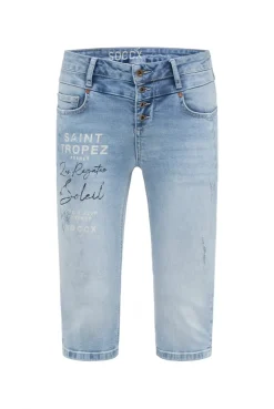 Capri Jeans LY:IA Regular Fit salt blue print