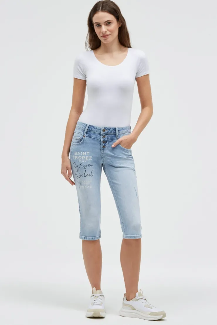 Capri Jeans LY:IA Regular Fit salt blue print